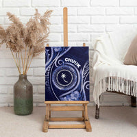 FSM Chuuk Canvas Wall Art Ocean Floral Pattern
