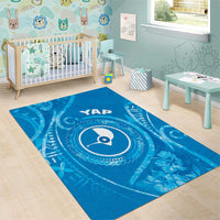 FSM Yap Area Rug Ocean Floral Pattern LT05 - Polynesian Pride