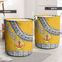 Personalised Anastasis College Laundry Basket Tonga Unique Style LT05 - Polynesian Pride