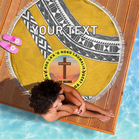 Personalised Anastasis College Beach Blanket Tonga Unique Style - Polynesian Pride