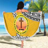 Personalised Anastasis College Beach Blanket Tonga Unique Style - Polynesian Pride