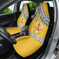Personalised Anastasis College Car Seat Cover Tonga Unique Style - Polynesian Pride
