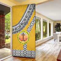 Personalised Anastasis College Door Cover Tonga Unique Style LT05 - Polynesian Pride