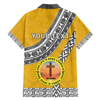 Personalised Anastasis College Family Matching Off Shoulder Maxi Dress and Hawaiian Shirt Tonga Unique Style - Polynesian Pride