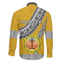 Personalised Anastasis College Family Matching Puletasi and Hawaiian Shirt Tonga Unique Style LT05 - Polynesian Pride