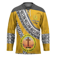 Personalised Anastasis College Hockey Jersey Tonga Unique Style LT05 Unisex Yellow - Polynesian Pride