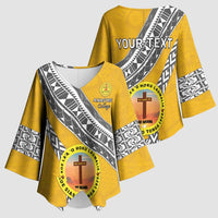 Personalised Anastasis College Kimono Sleeve Blouse Tonga Unique Style LT05 - Polynesian Pride