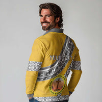 Personalised Anastasis College Long Sleeve Polo Shirt Tonga Unique Style LT05 - Polynesian Pride