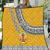 Personalised Anastasis College Quilt Tonga Unique Style - Polynesian Pride