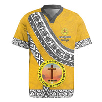 Personalised Anastasis College Rugby Jersey Tonga Unique Style LT05 Yellow - Polynesian Pride