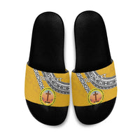 Personalised Anastasis College Slide Sandals Tonga Unique Style - Polynesian Pride