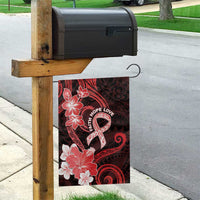Heart Health Awareness Garden Flag Warrior Wears Red Polynesian Style LT05 - Polynesian Pride