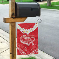 Heart Health Awareness Garden Flag Polynesian Red Ribbon LT05 - Polynesian Pride