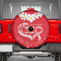 Heart Health Awareness Spare Tire Cover Polynesian Red Ribbon LT05 - Polynesian Pride
