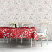 Heart Health Awareness Tablecloth Polynesian Red Ribbon LT05 - Polynesian Pride