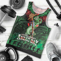 New Zealand ANZAC Day Men Tank Top Aotearoa Hei Tiki LT05 - Polynesian Pride