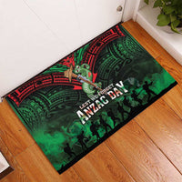 New Zealand ANZAC Day Rubber Doormat Aotearoa Hei Tiki LT05 - Polynesian Pride