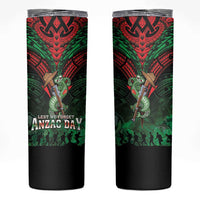 New Zealand ANZAC Day Skinny Tumbler Aotearoa Hei Tiki
