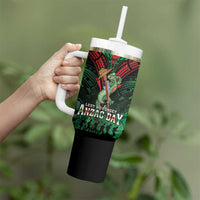New Zealand ANZAC Day Tumbler With Handle Aotearoa Hei Tiki LT05 - Polynesian Pride