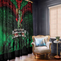 New Zealand ANZAC Day Window Curtain Aotearoa Hei Tiki LT05 - Polynesian Pride