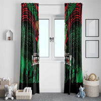 New Zealand ANZAC Day Window Curtain Aotearoa Hei Tiki LT05 - Polynesian Pride
