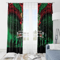 New Zealand ANZAC Day Window Curtain Aotearoa Hei Tiki LT05 - Polynesian Pride