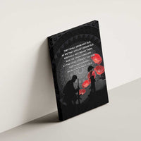 Cook Islands ANZAC Day Canvas Wall Art Soldier Silhouette Remembrance LT05 - Polynesian Pride