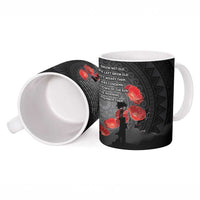 Cook Islands ANZAC Day Ceramic Mug Soldier Silhouette Remembrance LT05 - Polynesian Pride