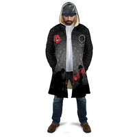 Cook Islands ANZAC Day Cloak Soldier Silhouette Remembrance LT05 - Polynesian Pride