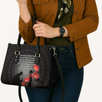 Cook Islands ANZAC Day Leather Bag Soldier Silhouette Remembrance LT05 - Polynesian Pride