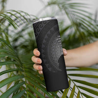 Cook Islands ANZAC Day Skinny Tumbler Soldier Silhouette Remembrance LT05 - Polynesian Pride