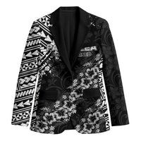 Hawaii Papakolea Born And Raised Blazer Hawaiian Tribal Pattern LT05 Unisex Black - Polynesian Pride