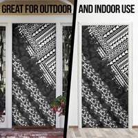 Hawaii Papakolea Born And Raised Door Cover Hawaiian Tribal Pattern LT05 - Polynesian Pride
