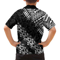 Hawaii Papakolea Born And Raised Family Matching Summer Maxi Dress and Hawaiian Shirt Hawaiian Tribal Pattern