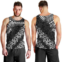 Hawaii Papakolea Born And Raised Men Tank Top Hawaiian Tribal Pattern LT05 - Polynesian Pride