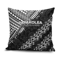Hawaii Papakolea Born And Raised Pillow Cover Hawaiian Tribal Pattern LT05 Black - Polynesian Pride