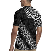 Hawaii Papakolea Born And Raised Rugby Jersey Hawaiian Tribal Pattern LT05 - Polynesian Pride