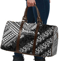 Hawaii Papakolea Born And Raised Travel Bag Hawaiian Tribal Pattern