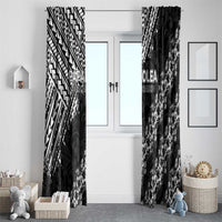 Hawaii Papakolea Born And Raised Window Curtain Hawaiian Tribal Pattern