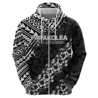 Hawaii Papakolea Born And Raised Zip Hoodie Hawaiian Tribal Pattern LT05 - Polynesian Pride