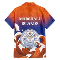 Marshall Islands Fishermen's Day Family Matching Short Sleeve Bodycon Dress and Hawaiian Shirt It's Fishing Time