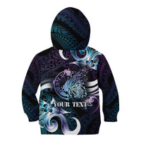 Personalised Polynesia Suicide Prevention Awareness Kid Hoodie No Story Should End Too Soon