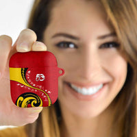 Papua New Guinea 50th Independence Anniversary AirPods Case Special Style Red Version LT05 Red - Polynesian Pride