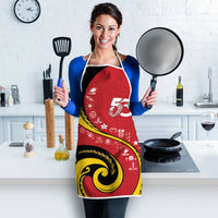 Papua New Guinea 50th Independence Anniversary Apron Special Style Red Version - Polynesian Pride