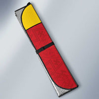 Papua New Guinea Independence Auto Sun Shade Special Style Red Version LT05 - Polynesian Pride