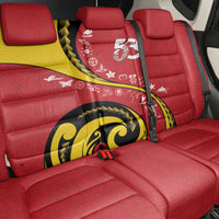 Papua New Guinea Independence Back Car Seat Cover Special Style Red Version LT05 - Polynesian Pride