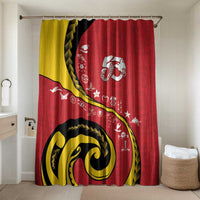 Papua New Guinea Independence Bathroom Set Special Style Red Version LT05 - Polynesian Pride