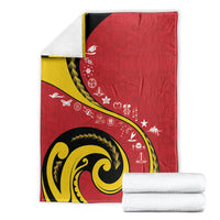 Papua New Guinea Independence Blanket Special Style Red Version LT05 - Polynesian Pride