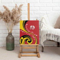 Papua New Guinea Independence Canvas Wall Art Special Style Red Version LT05 - Polynesian Pride