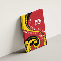 Papua New Guinea Independence Canvas Wall Art Special Style Red Version LT05 - Polynesian Pride